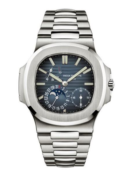 Cheap Patek Philippe Nautilus Moon Phase Stainless Steel Watch 5712/1A-001